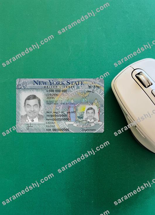 New York driving license version 2 photolook FRONT